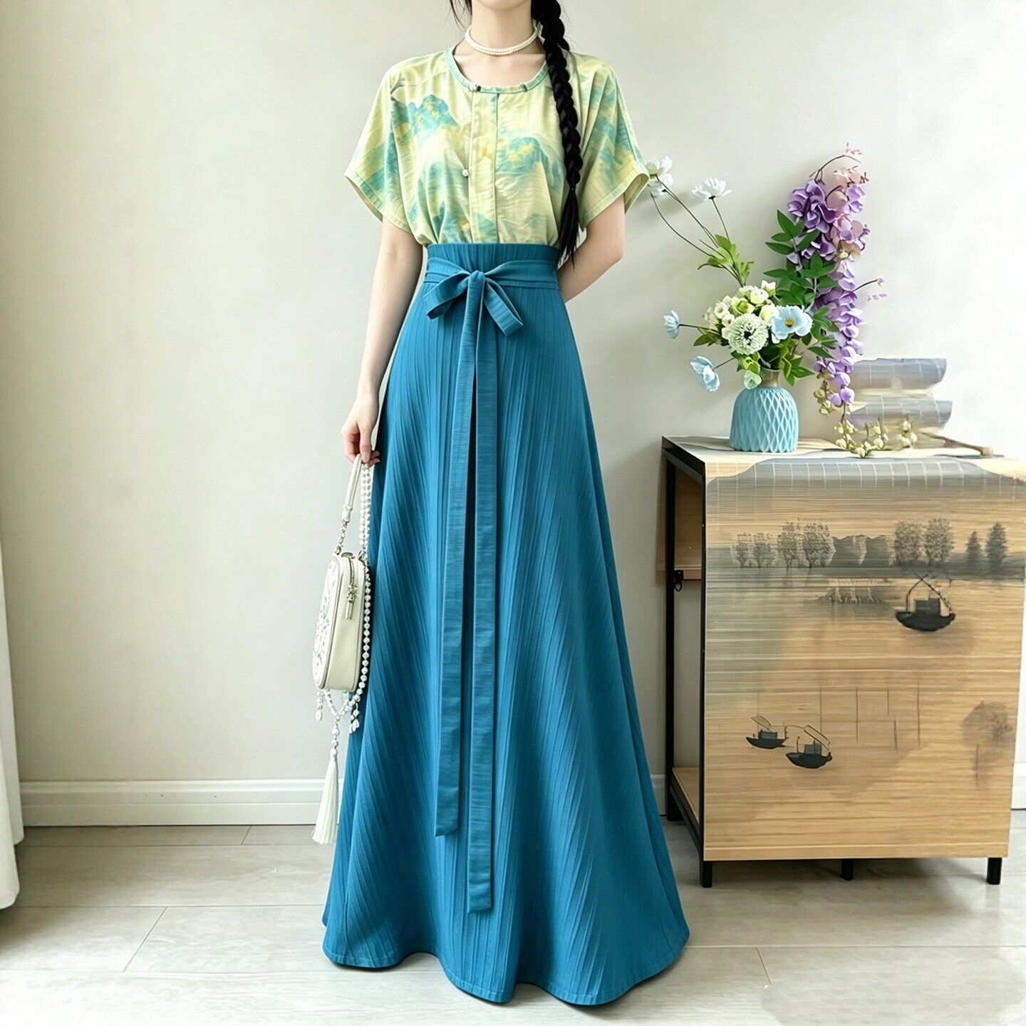 Neo-Chinese Style Hanfu Daily Commute Set