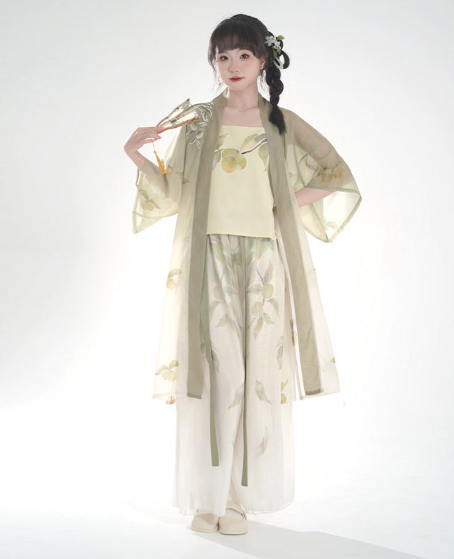 Chinese Style Hanfu 3-Piece Set