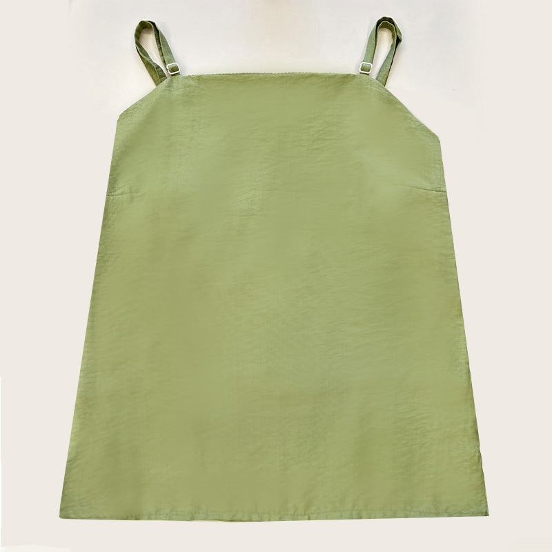 Chinese Style Cotton Linen Pleated Top, Versatile Camisole Modified Hanfu
