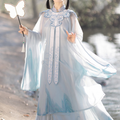 Daily Wear Chinese-Style Standing Collar Parallel Long Shirt Set