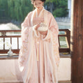 Heavy Embroidery Large Sleeve Top with Chest-High Skirt