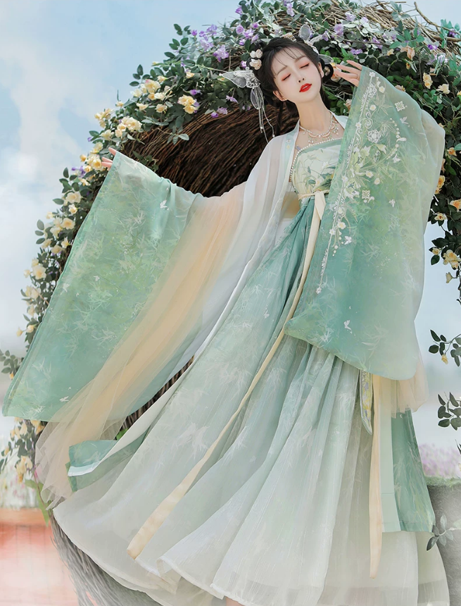 Xiaoxiang Fantasy Night Summer Lightweight Chinese-Style Modernized Ethereal Ancient Costume