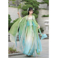 Chest-High Ruqun with Tattered Sleeves, Ethereal Style