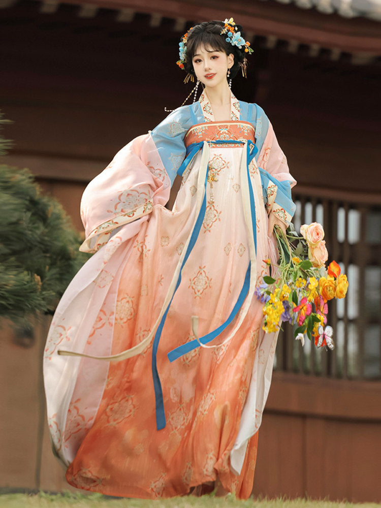 Tang Dynasty Style Daily Embroidered Hanfu