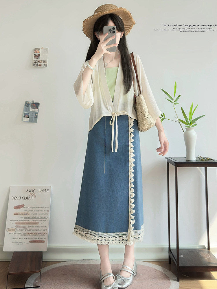 New Chinese Style Song Dynasty Modified Hanfu Set