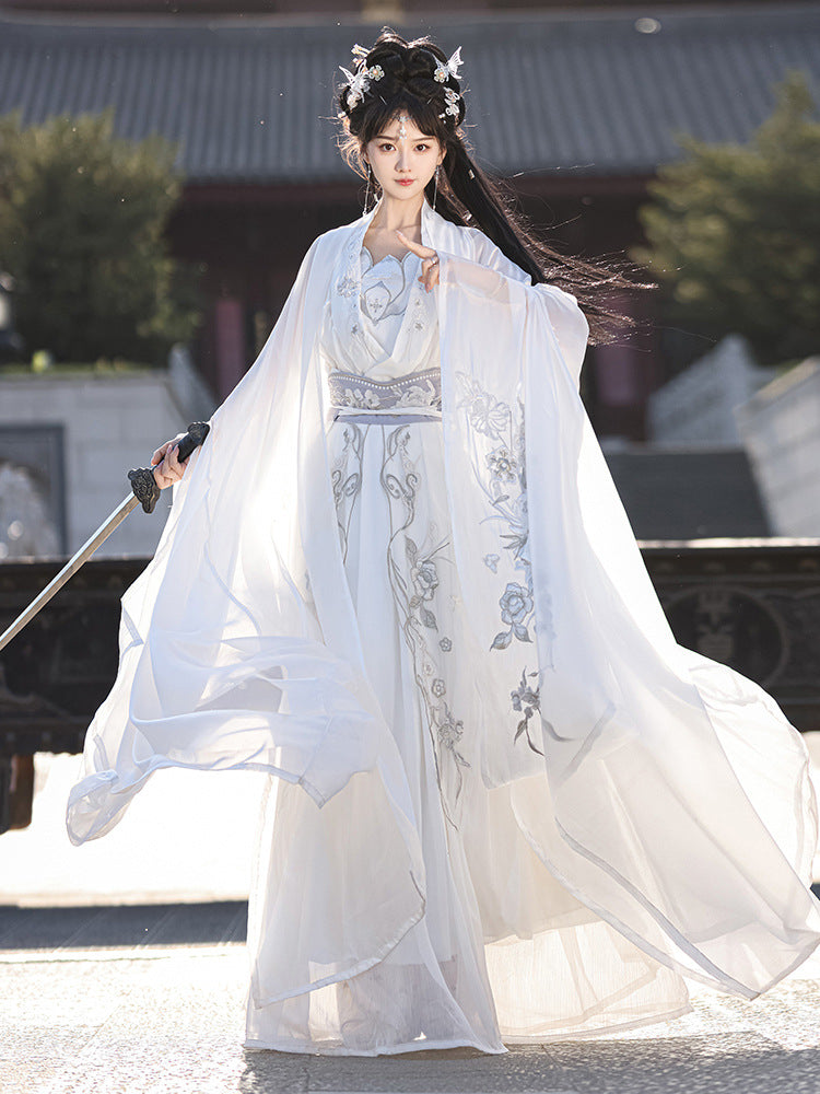 Ethereal Wuxia Style Hanfu Set