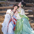 "Daughter's Journey" Chest-High Ruqun Set with Front-Opening Short Top