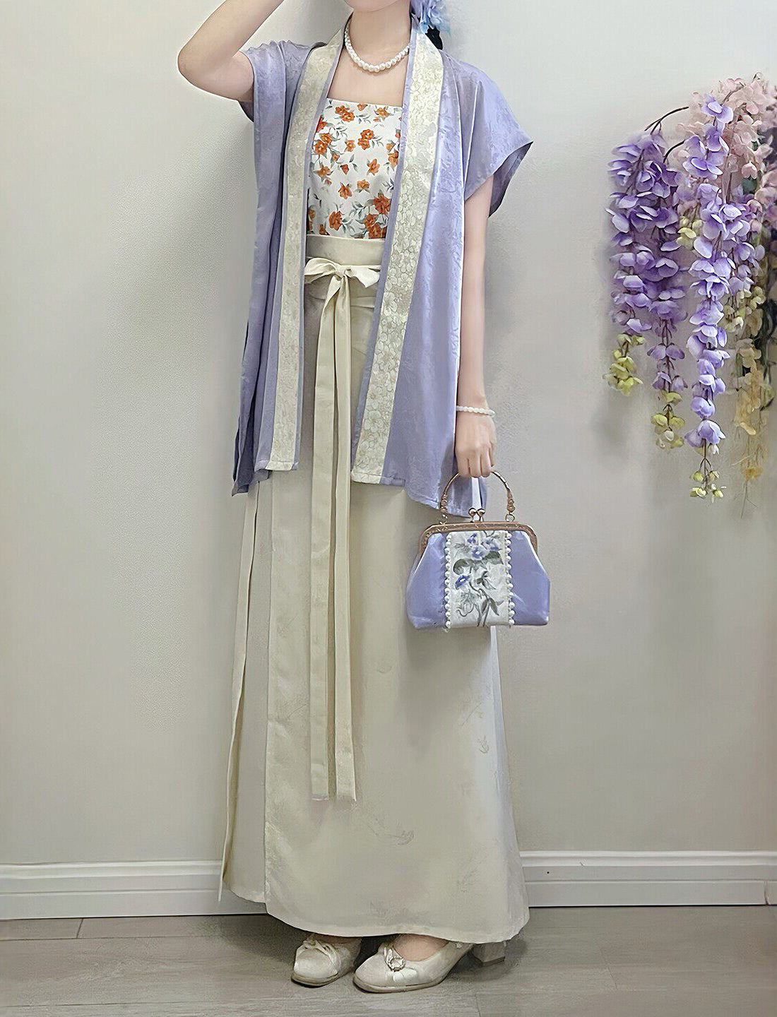 Neo-Chinese Style Daily Commuter Hanfu 3-Piece Set