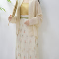 Neo-Chinese Style Pleated Skirt Hanfu 3-Piece Set