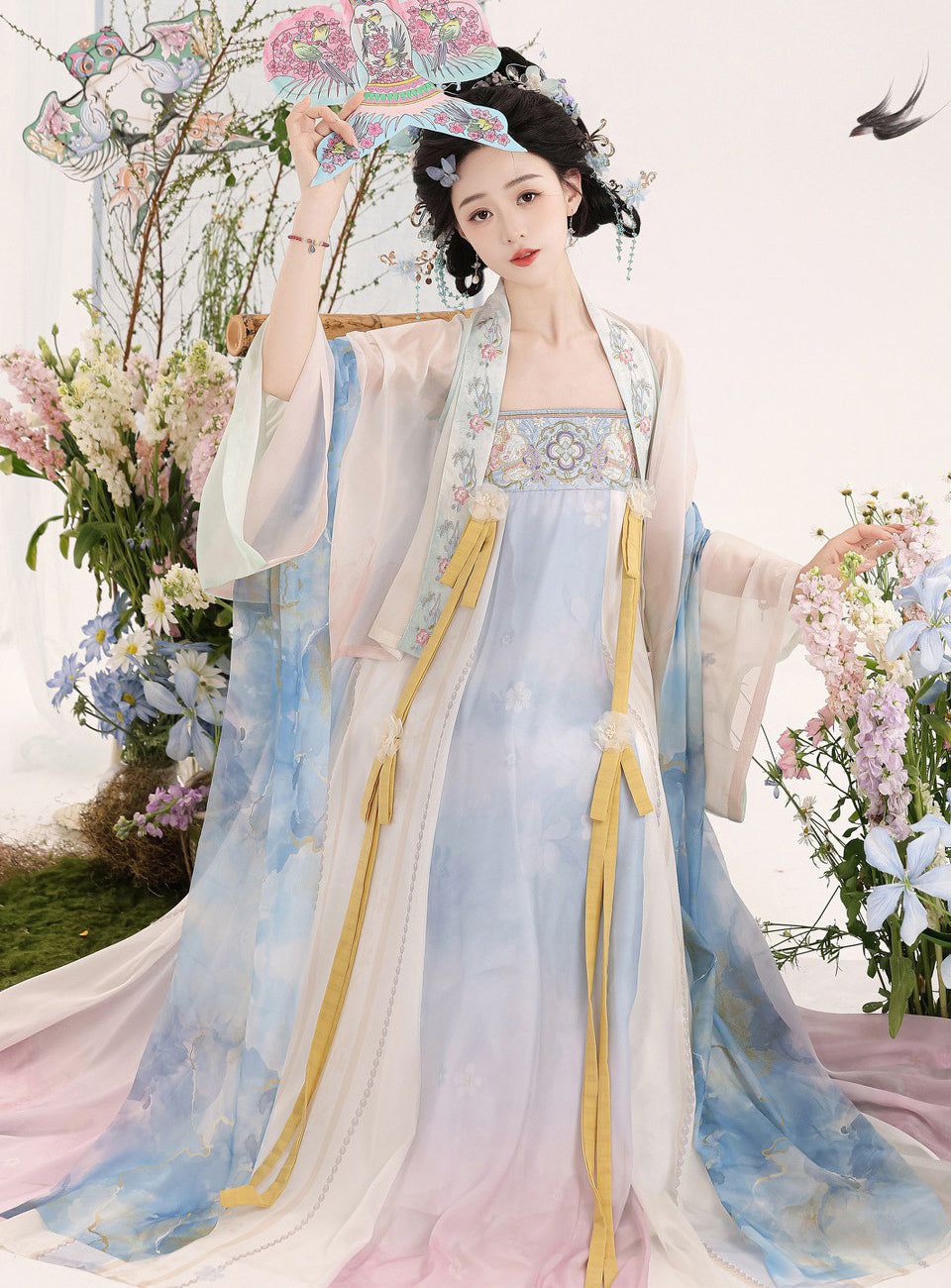 Modern Neo-Chinese Style Hanfu 3-Piece Set