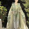 Song Dynasty Heavy Embroidery Hanfu 6-Piece Set