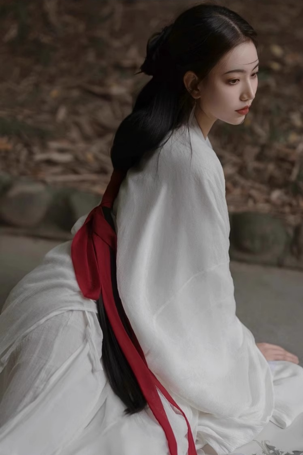 Chinese-Style Wide-Sleeve Flowing Fairy Skirt, Ethereal Ancient Costume