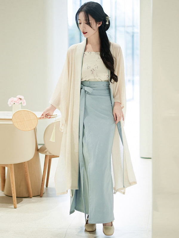 New Chinese Style Song Dynasty Modified Hanfu Set