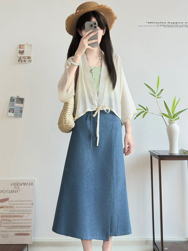 New Chinese Style Song Dynasty Modified Hanfu Set