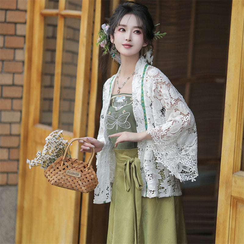 Modern Chinese Style 3-Piece Hanfu Set