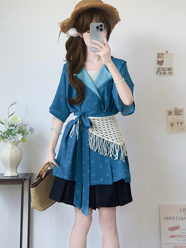 Neo-Chinese Style Hanfu Element Set (One Size)