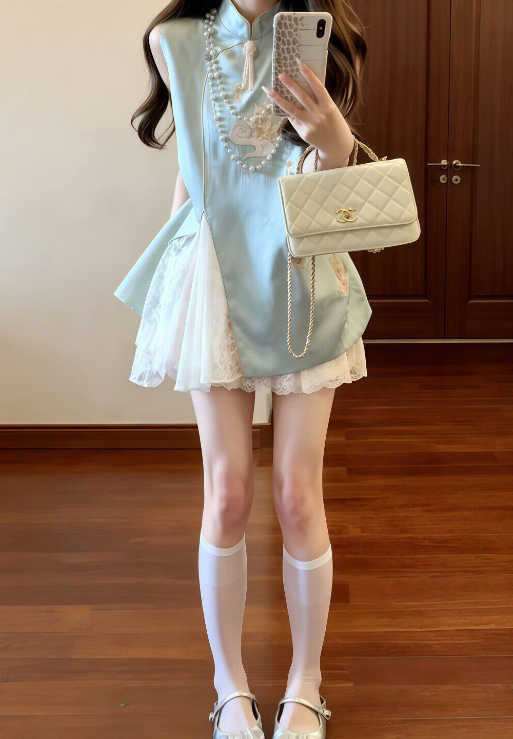 Neo-Chinese Style Modified Cheongsam Dress