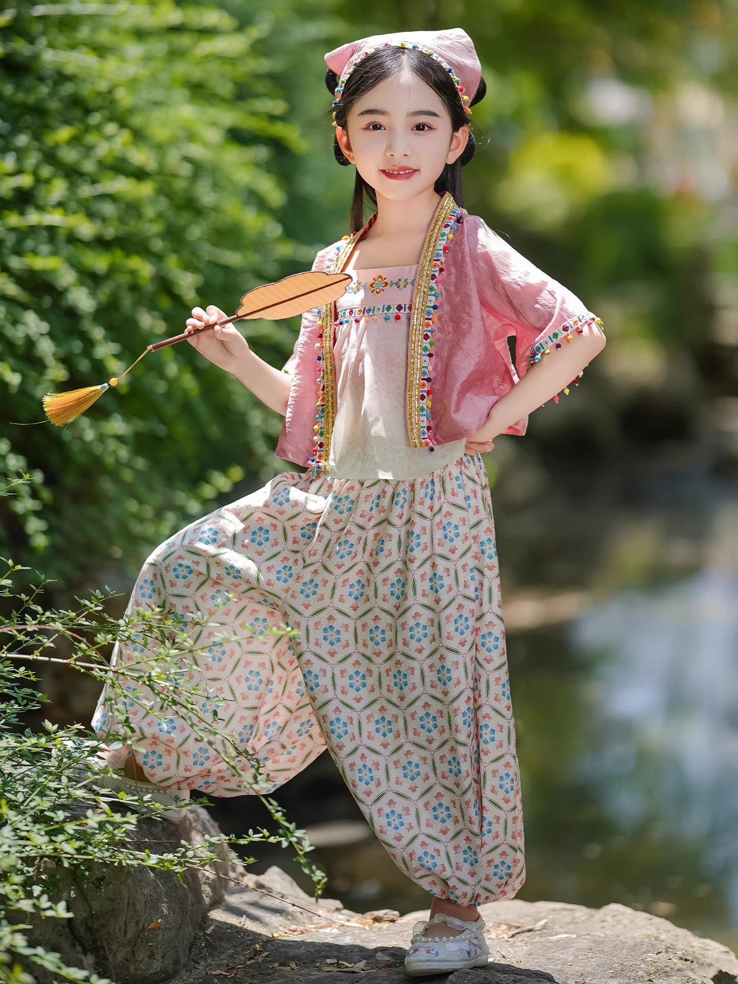 Original Modified Kids Hanfu Set