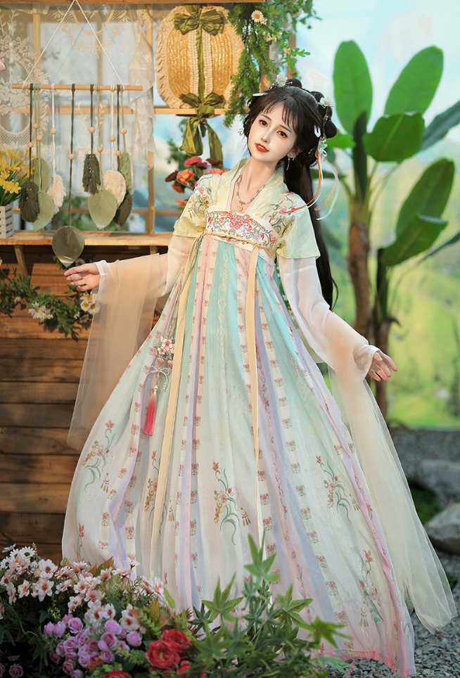 Ethereal Tang-Style Chest-High Ruqun Set