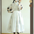 Original Modified Hanfu Half-Sleeve Dress | Everyday Han Elements Set