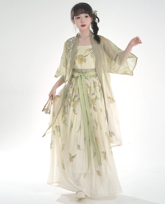 Chinese Style Hanfu 3-Piece Set