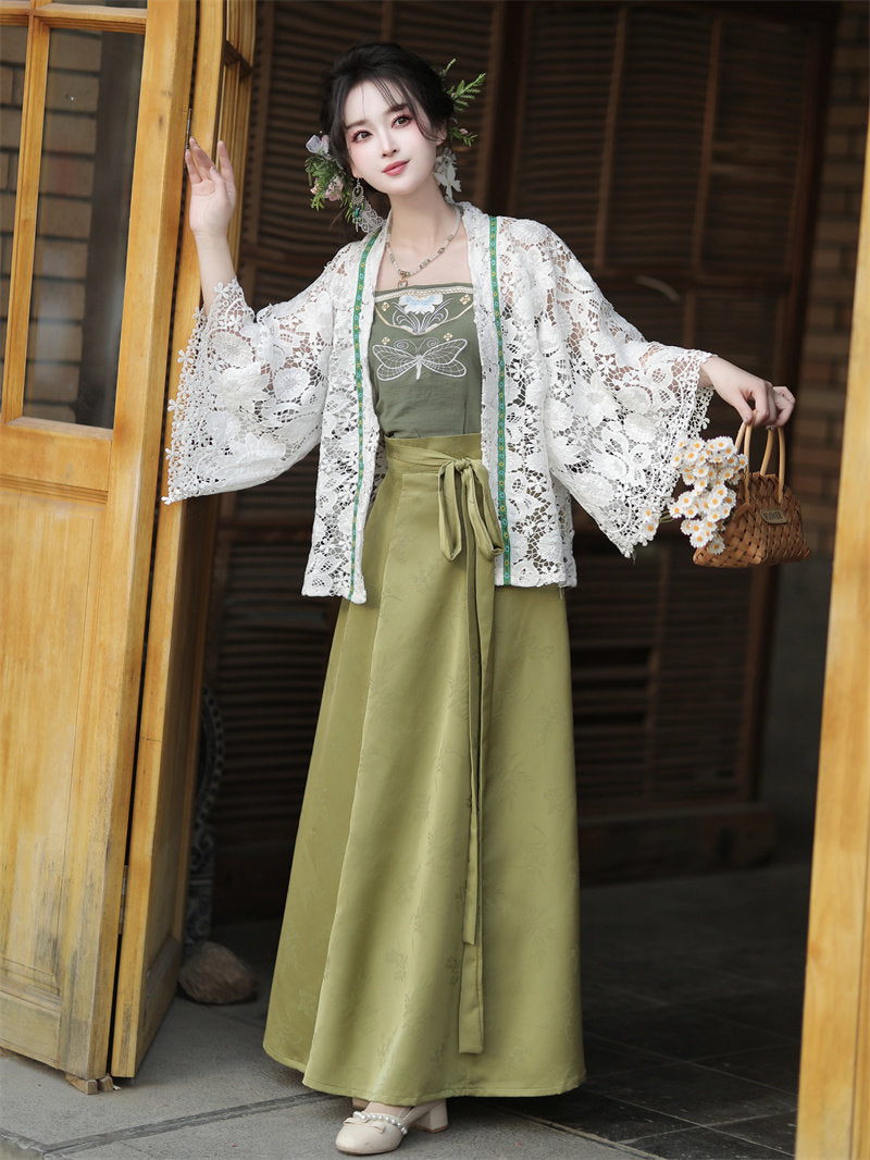 Camisole + Swirl Skirt